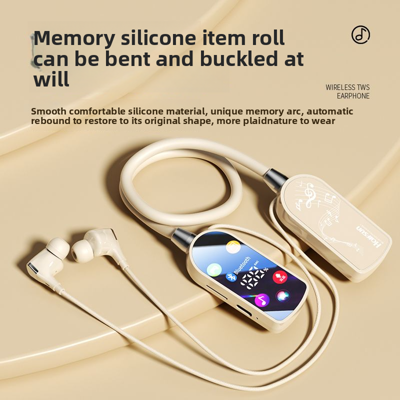 Casque Bluetooth sans fil Shadow Giant, nouveau modèle 2025, avec changeur de voix et tour de cou, batterie ultra-longue durée, réduction du bruit_voghion.com