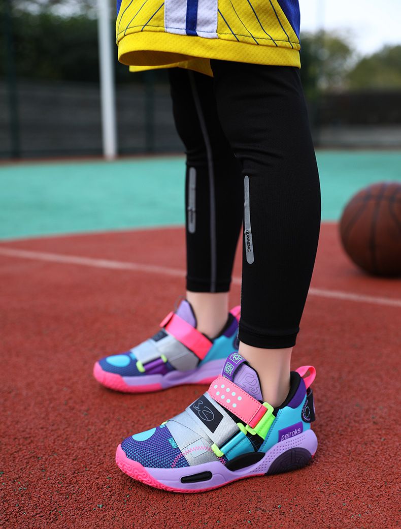 Mutter & Kinder Jungen Basketballschuhe Mesh Atmungsaktiv Professionelle Praktische Trainingsschuhe_voghion.com