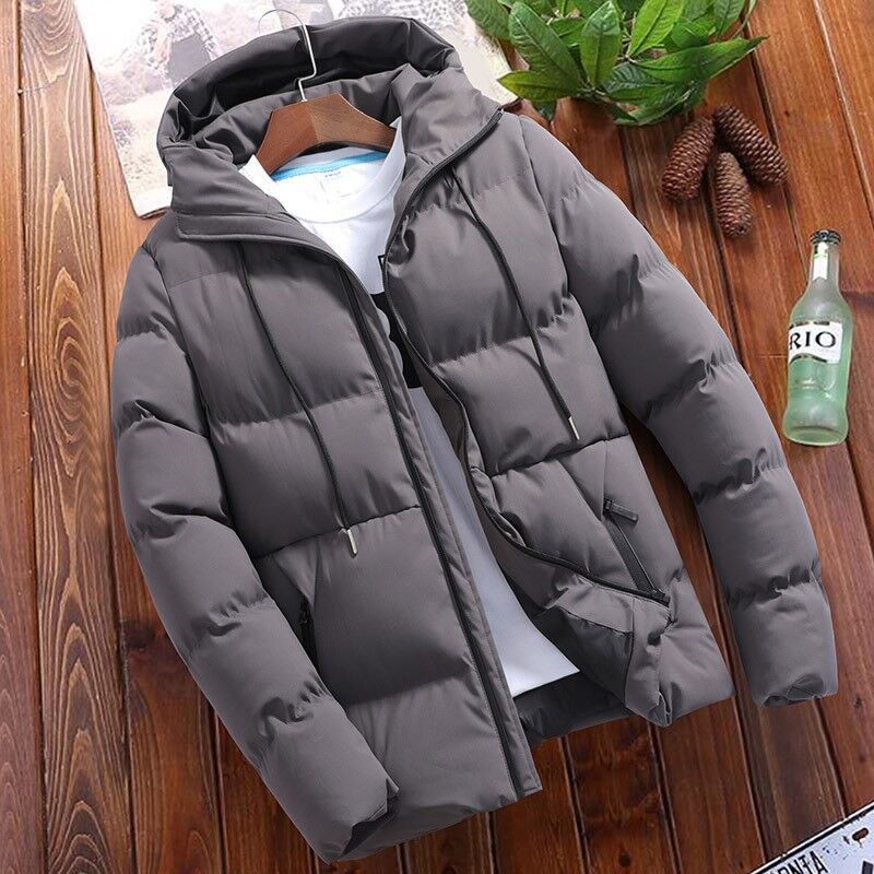Winter New Handsome Short Cotton Korean Version Slimm Trend Down Jacket Men's_voghion.com