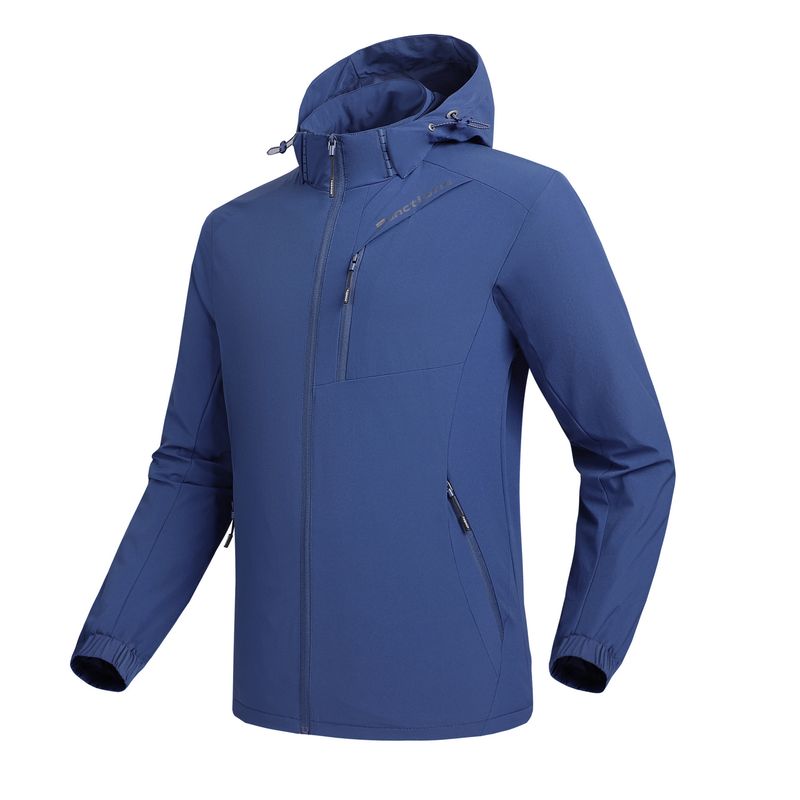Giacca da trekking da uomo in softshell elastica e traspirante, nuova primavera e autunno 2024_voghion.com