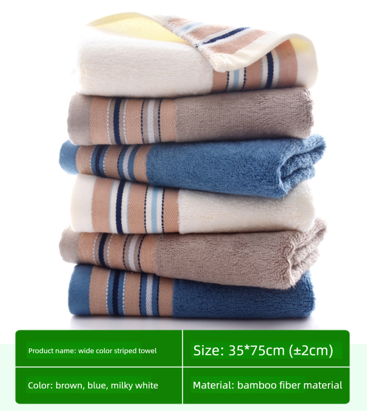 4 Towels For Washin And Bathin, Household Adult Bamboo Charcoal Fiber Face Towels, Soft, Thick, Absorbent,_voghion.com