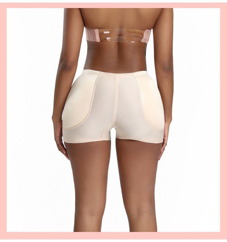 Atmungsaktive Eamles eng anliegende, vollflächige, gepolsterte Unterwäsche für Damen, körperformend, sexy, verstärkt, vollflächig, den Schritt vergrößernd, Fake-Po-Unterwäsche_voghion.com