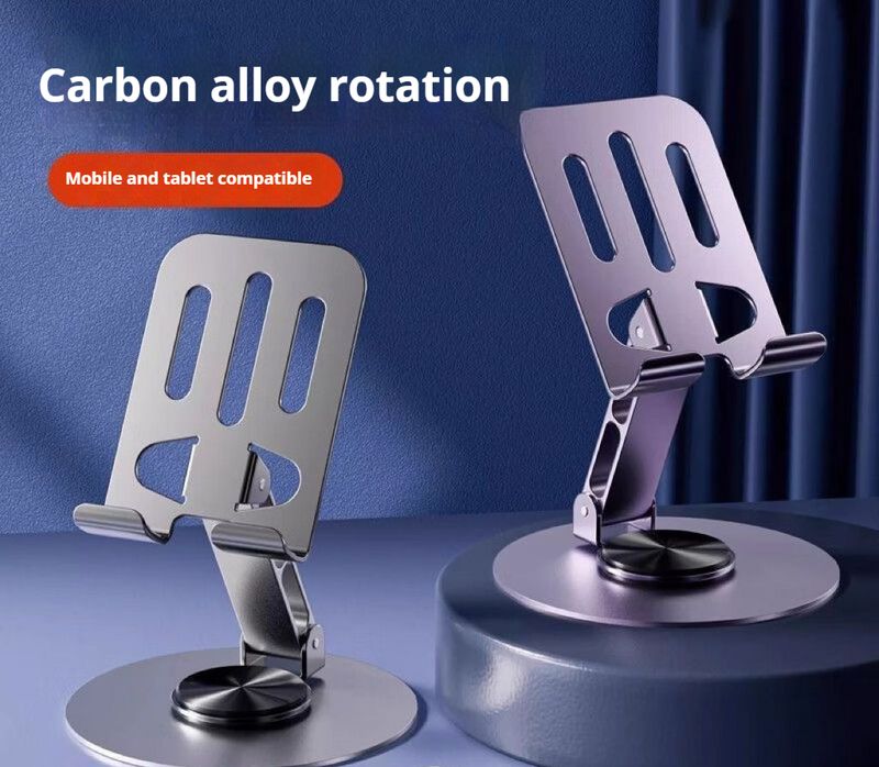 Full Desktop Rotatable High-end Office Mechanical Universal Metal Stand For Phone And Tablet_voghion.com