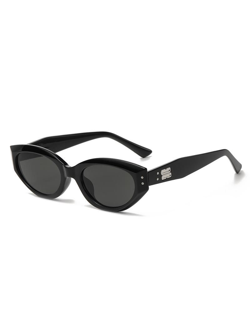LazyZoom INS Retro Oval Internet Celebrity Same Style All-Matching Fashion Sun-Proof Driving Eye Protection Sunglasses European_voghion.com
