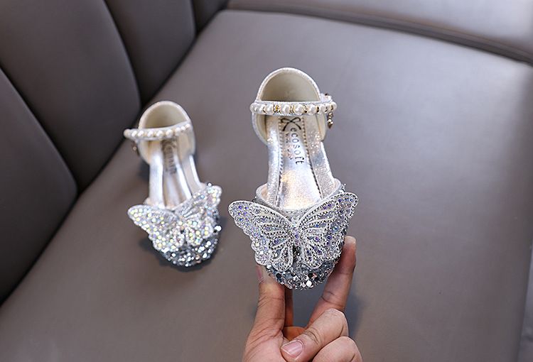 Neu Dame Baby Mädchen Mädchen Prinzessin Diamant Einzelnen Schuh Schuhe Dance_voghion.com