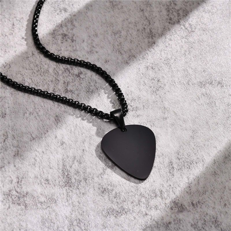 2025 New Arrivals New LetAPI men's pendant, vintage stainless steel guitar necklace_voghion.com