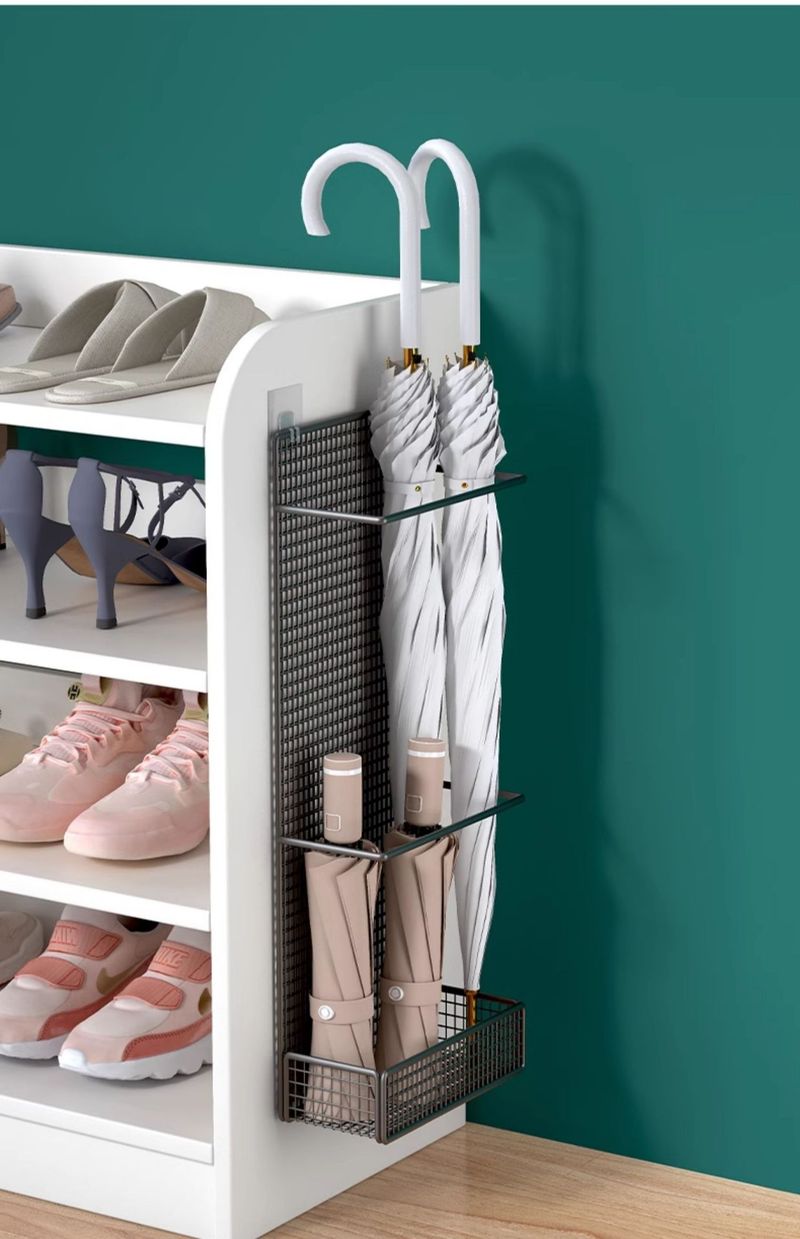 Supporto per porta, senza foratura, da parete, per riporre ombrelli commerciali, con manico lungo, organizer per uso domestico_voghion.com