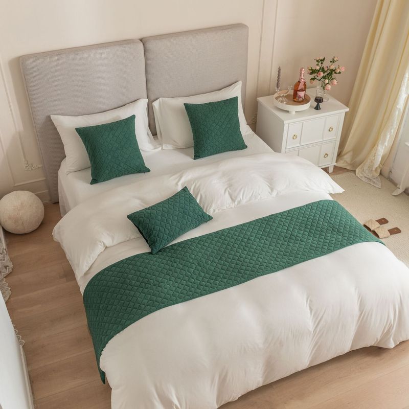 Semplice modello olandese in velluto ultrasonico a rombi per hotel, hotel, casa, letto, asciugamano, bandiera_voghion.com