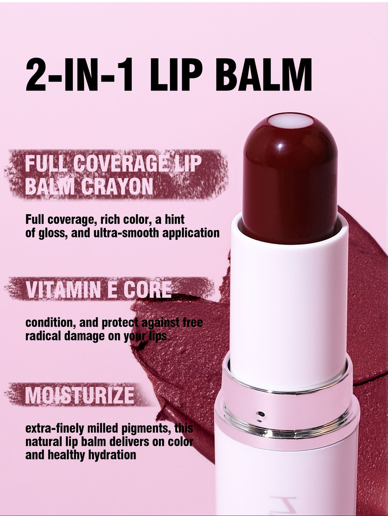 HANDAIYAN 2 - In - 1 Lipstick - Matte, Moisturizing & Nourishing, 8 - Color Heart - Shaped Lip Balm_voghion.com