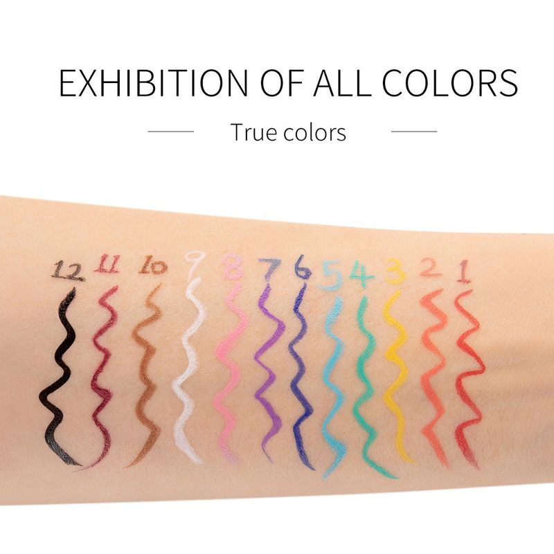 Crayon eye-liner liquide coloré SHCOETY, résistant aux bavures, mat, longue tenue, waterproof_voghion.com