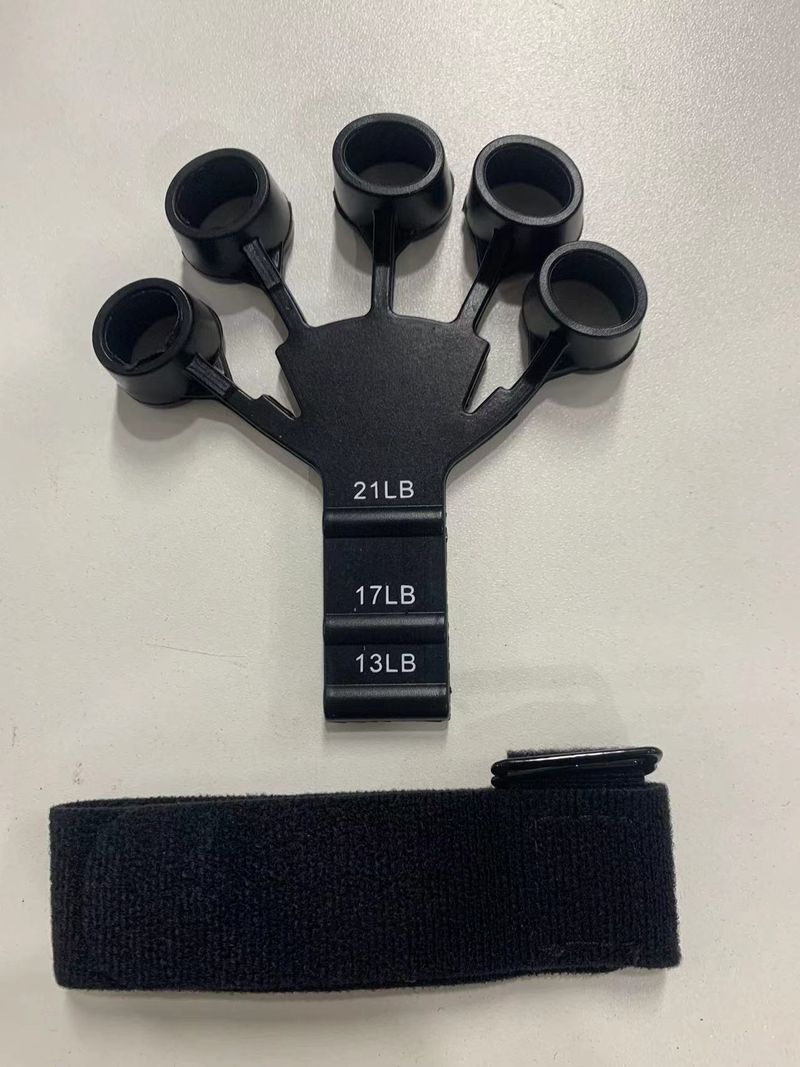 1 pieza de fortalecedor de agarre de silicona Gripster, estirador de dedos, entrenador de agarre de mano, gimnasio, entrenamiento físico y ejercicio, fortalecimiento de manos_voghion.com