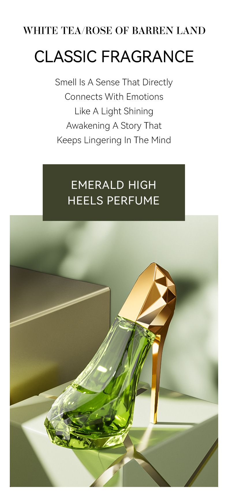 Beauty Health Lieferung von europäischem Green Gem High Heels-Parfüm, anhaltender Duft, 30 m, vietnamesisches, fruchtiges, leichtes Parfüm_voghion.com