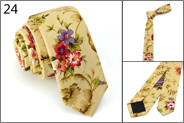 5CM Yeni Moda Rahat İngiliz Kore Sürümü İnce Dar Boyun Kravat Erkekler Kadınlar Öğrenciler Çiftler Pamuk ve Keten Çizgili_voghion.com