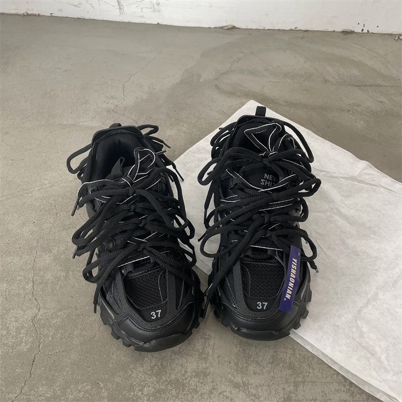 Ületamatult kvaliteetsed isa meeste Instagrami superkuumad Harajuku spordijalatsid Korea väljaandest, vabaaja ja mitmekülgsed jooksujalatsid paaridele._voghion.com