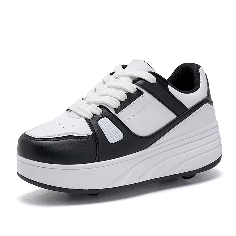 Running Shoes For Summer Girls Two Wheeled Skating Children 6 12 Years Old Roller Skates For Students Boys Luminous Shoes_voghion.com