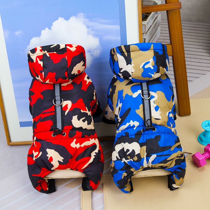 Waterproof Hooded Pet Jacket For Small Medium Dogs, Cats, Reflective Clothing, Puppy Jacket, Chihuahua Jumpsuit, French By PawParty Store_voghion.com
