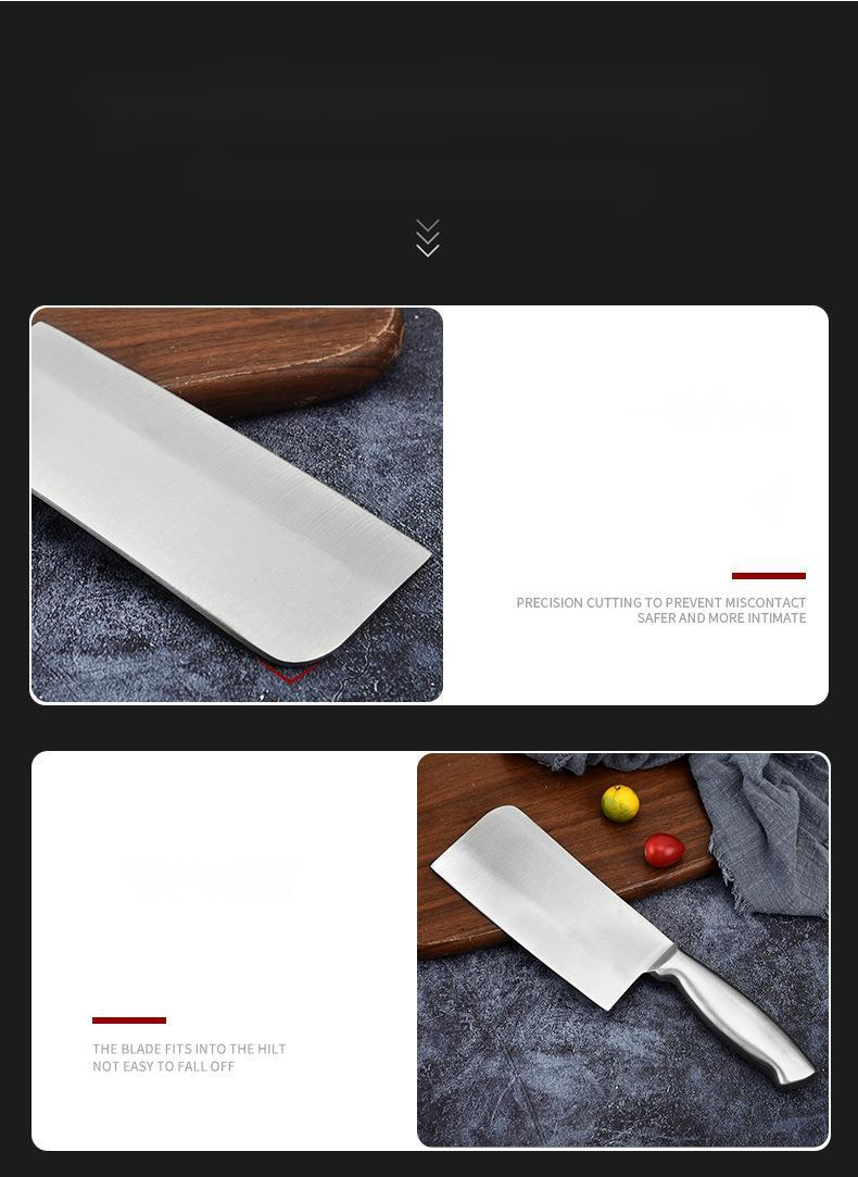 Set di coltelli da cucina Chef in acciaio inossidabile con combinazione di frutta, regalo integrato_voghion.com