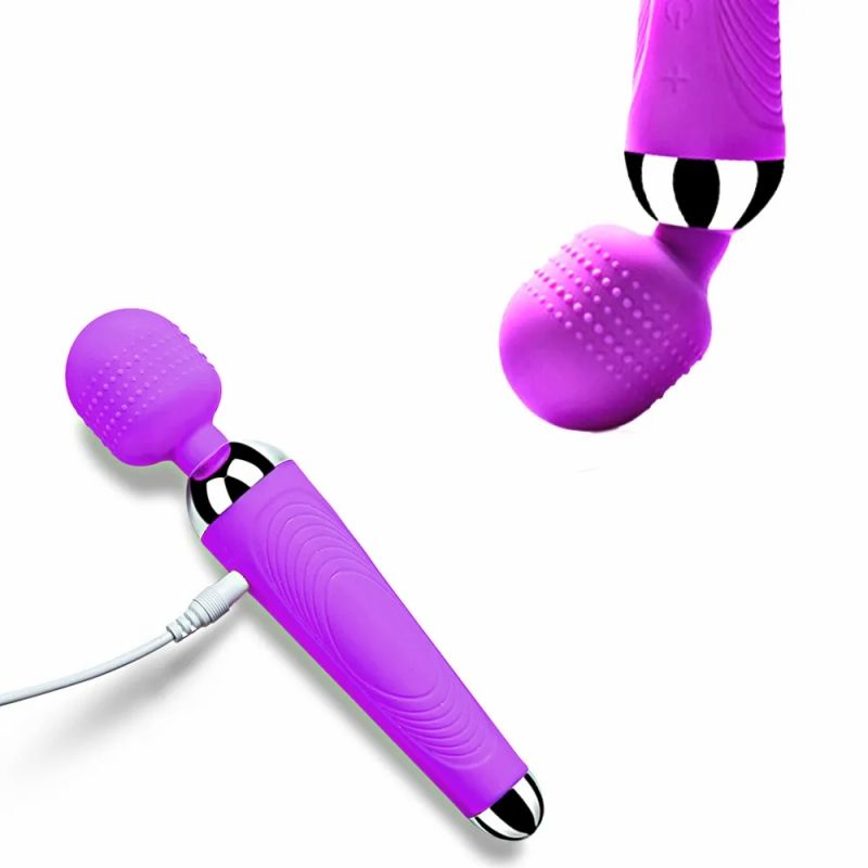 Vibrador AV potente de 20 velocidades, varinha mágica, brinquedos sexuais para clitóris_voghion.com