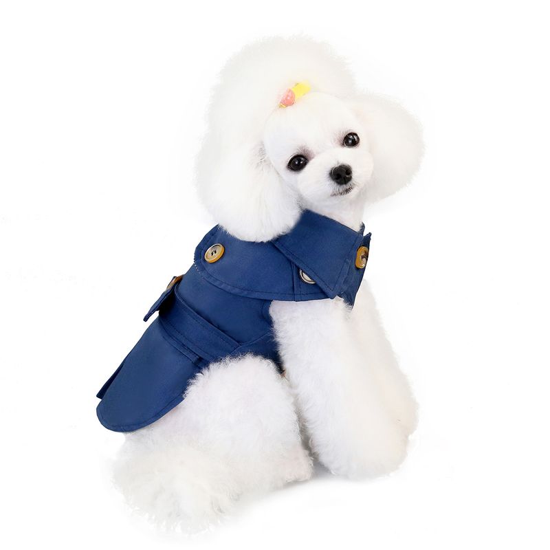 Herbst Neue Kollektion 20 Dreifarbige Windjacke für kleine Hunde und Haustiere, Winterkleidung_voghion.com
