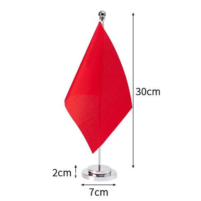 French Flag Office Table Flag Stand Desktop Flag Ornaments Indoor Single Pole Flag Stand Conference Room Decoration_voghion.com