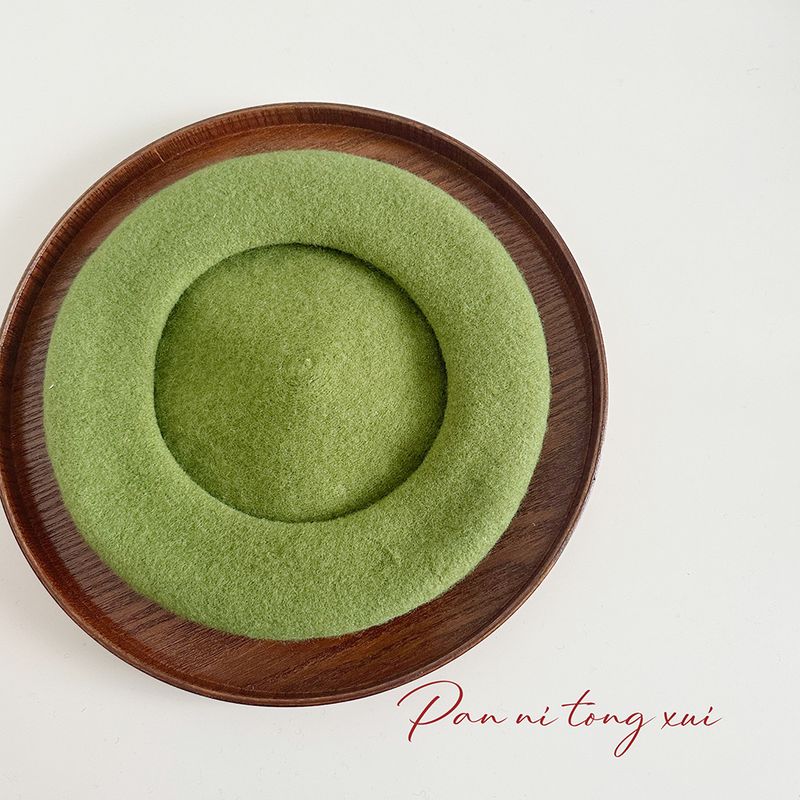 Cappello versatile autunno inverno con pompon, di alta qualità, per donna, in feltro di lana_voghion.com