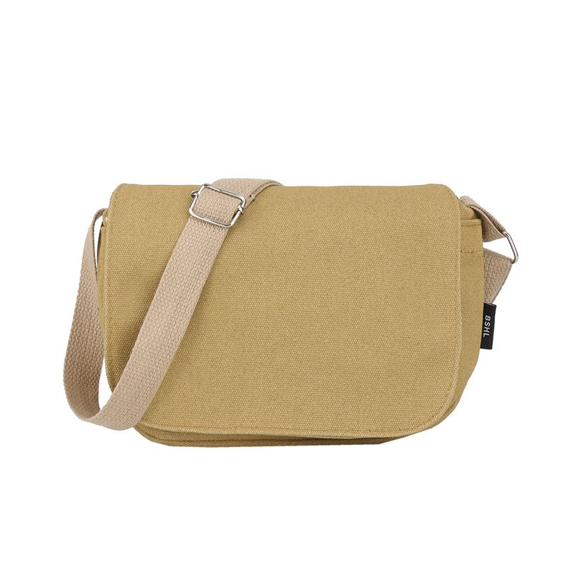 Workwear Style Fashion Single Shoulder Small Für Frauen Washed Canvas Rucksack Einfache Casual Phone Bag_voghion.com