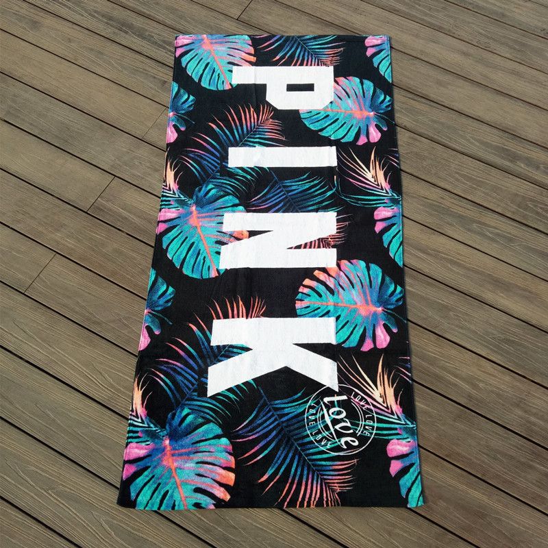 Asciugamano da bagno in puro cotone Spot American Simple P.ink Active Printing Nuoto Bagno Adulto Puro Cotone Spiaggia Bagno_voghion.com