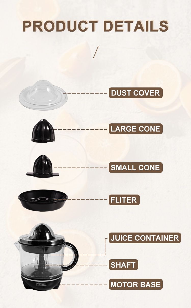 DSP Manual Citrus Juicer - Orange & Lemon Squeezer, Multi-Function Hand Press Juicer For Fresh Juice_voghion.com