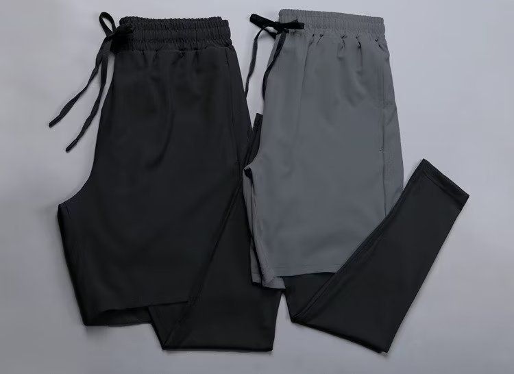 1 Two-Piece Spor For Men Quick-Dry Elastic Basketball Training Summer Spring Autumn Thin Fitness Running Casual_voghion.com
