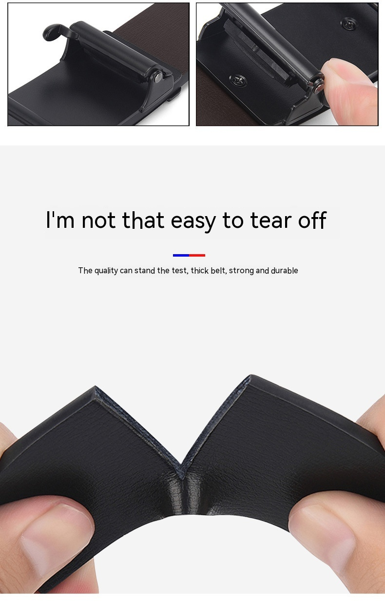 2023 New Hot Selling Belt for Men's Upgraded Automatic Buckle Two Layer Cowhide Belt, Trendy and Versatile Classic Pant Belt for Men_voghion.com