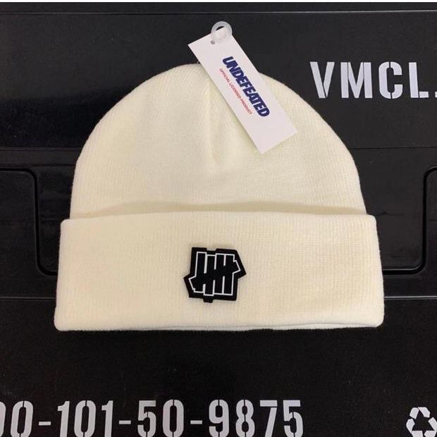 UNDEFEATED Five Bar Kalter Herbst Winter Woolen Herren und Damen Freizeit Warme Strickmütze Paar Trend_voghion.com