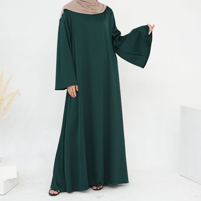 Damenbekleidung Mode Schlanke Taille Dubai Türkisch Elegantes Kleid_voghion.com