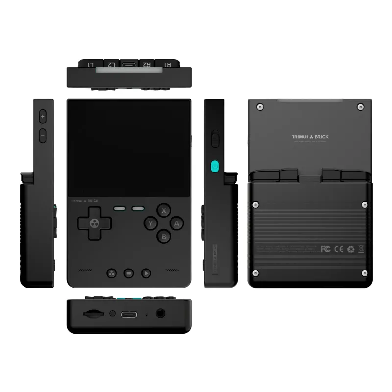 AMPOWN Trimui BRICK Portable Retro Video Games Consoles 3.2'' IPS Screen Handheld Game Players Emulator Linux System_voghion.com