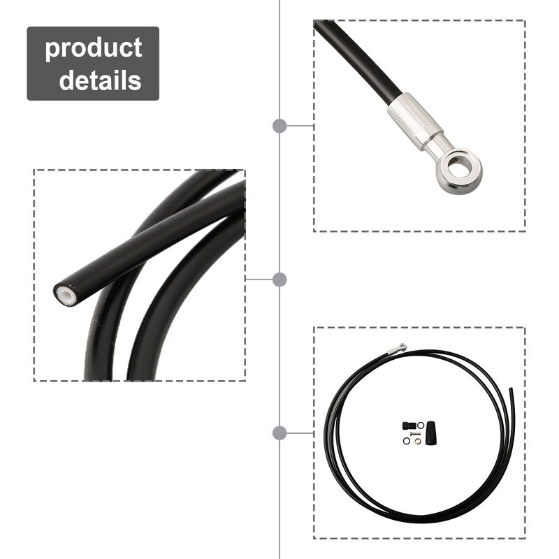 Umfassendes Ersatzbremsenset, das speziell auf die Kompatibilität mit dem BH90-Bremssystem von Shimano ausgelegt ist_voghion.com