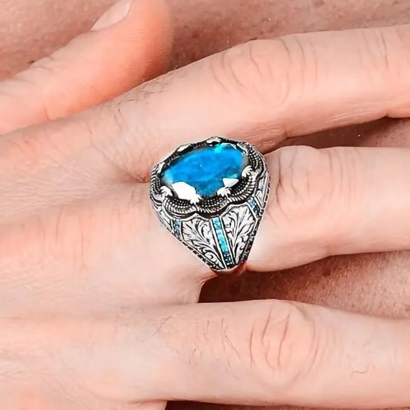 Cao Shi Pattern Creative Accessory Luxurious Dominant Women's Ring_voghion.com