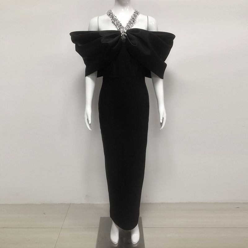 Rochie de vară cu imprimeu floral și imprimeu floral pentru femei, cu imprimeu floral și evazabil, neagră_voghion.com