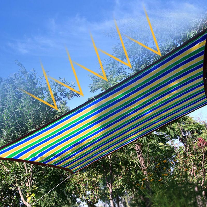 1PC Piante Copertura solare Striscia colorata Giardino Riparo solare Protezione UV Parasole Reti Ombreggiante Baldacchino Ombra Maglia Ombreggiante Tenda da sole_voghion.com