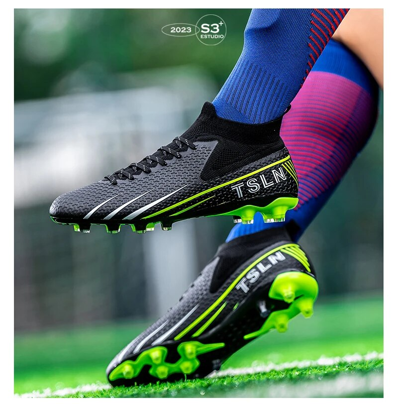 Vīriešu biedrības futbola laukuma zābaki Profesionāli pieaugušo bērnu futbola apavi Augstas kvalitātes zāles treniņu spēles apavi Futsal_voghion.com