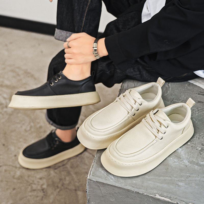 Langhua Industry Z007 True Chaoqian Men's Shoe Leather Top 39-44 P40_voghion.com