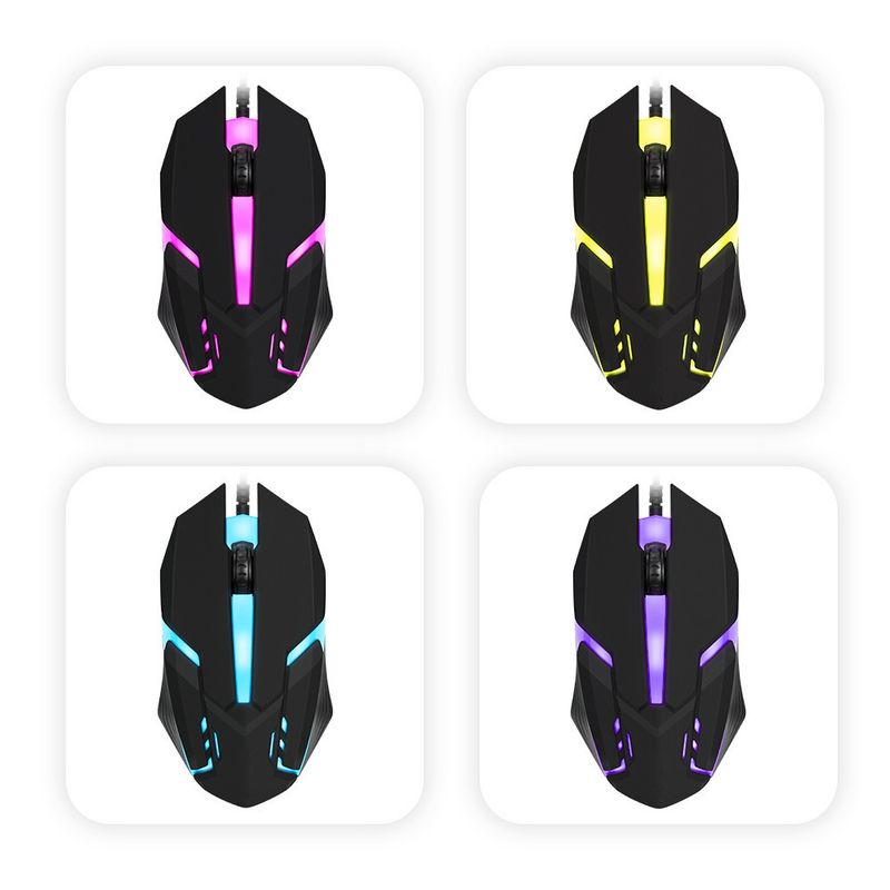 Mouse da gioco luminoso USB cablato X1 Mouse all'ingrosso Mouse ottico per ufficio e-sport_voghion.com