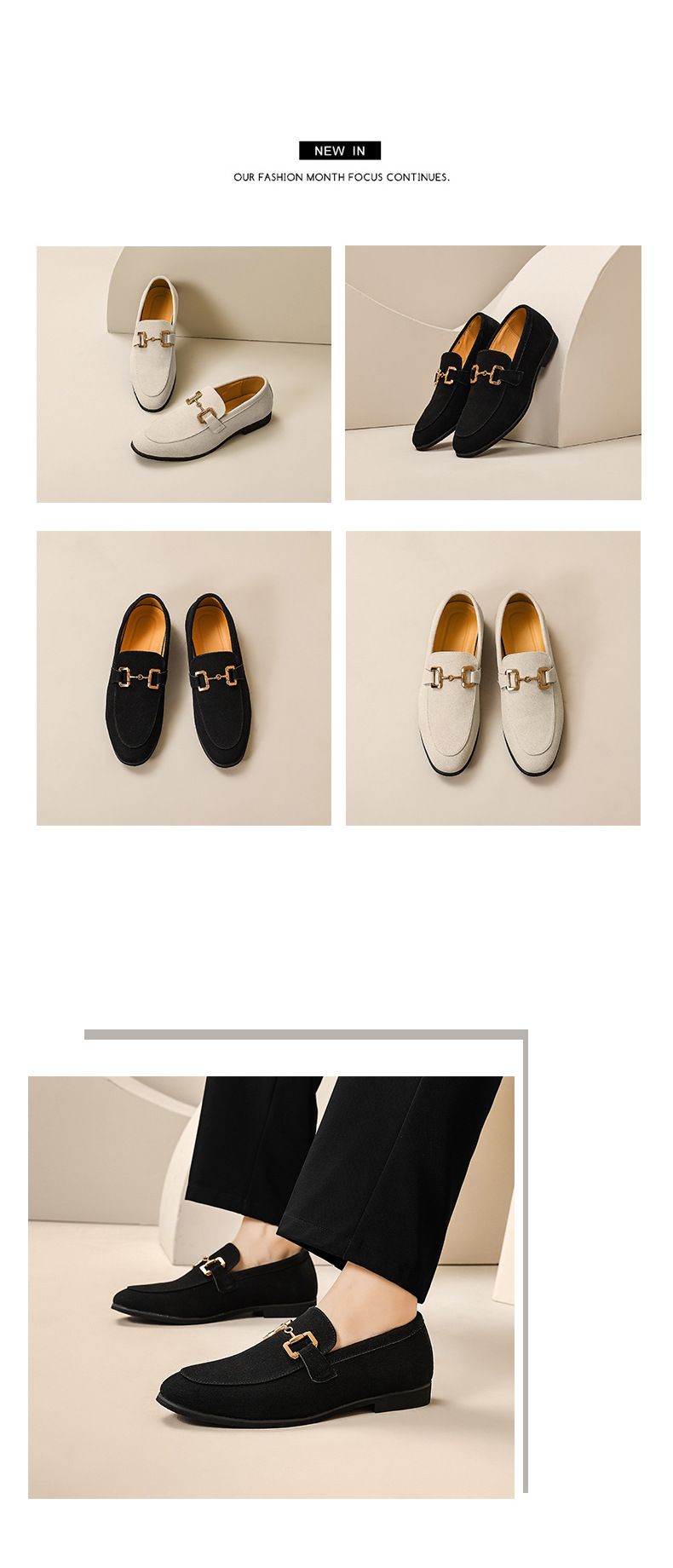 Deri Ayakkabı Erkek Loafer Ayakkabı Yüksek Kalite Büyük Beden 48 Slip-On Loafer Rahat Yumuşak Sürüş Ayakkabısı Erkek Ayakkabı_voghion.com