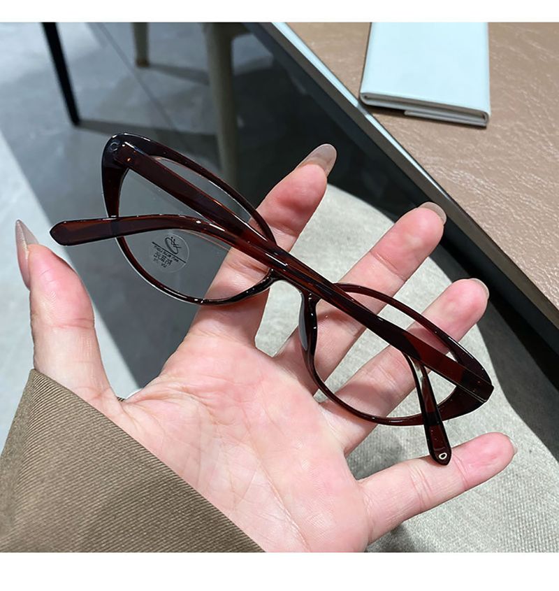 Ins Glasses Frame Cat Eyes New Simple Small Frame Anti Blue Light Computer Eyewear Optical Eyeglasses Nearsighted Frame Unisex_voghion.com