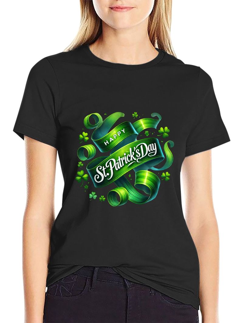 Lente en zomer Europese en Amerikaanse dames nieuwe dames casual mode losse tops bedrukte dames T-shirts_voghion.com