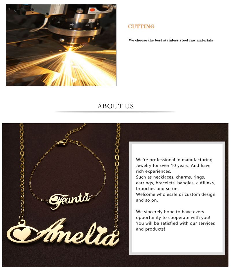 2025 Nuovi arrivi Lemegeton Collana con nome personalizzato per donna Collana con ciondolo a forma di cuore con lettera infinita personalizzata Choker in acciaio inossidabile Gioielli per ragazze_voghion.com