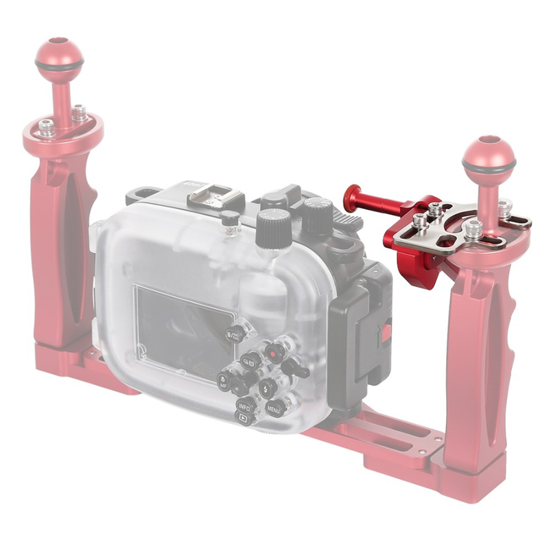 Aluminium-Shutter-Trigger-Verlängerungshebel-Montageadapter, Zubehör für Tauchtablett-Stabilisator, Unterwasserkamera-Gehäuse_voghion.com