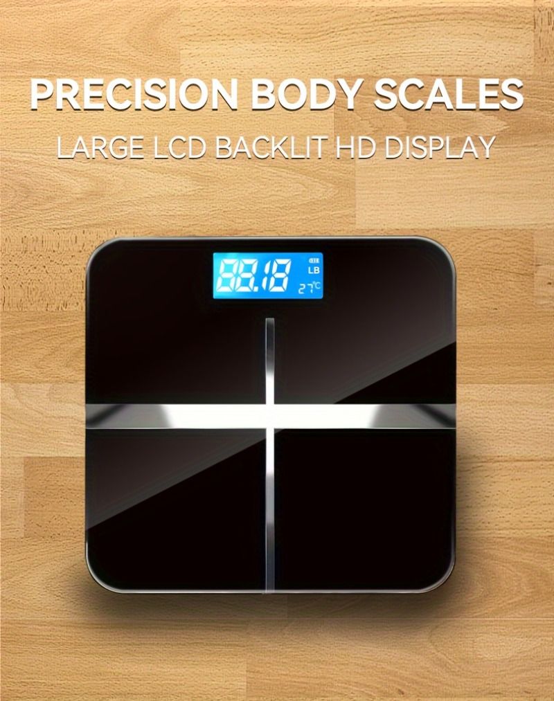 Weight Bathroom Digital Weighing Hine Ultra Wide Platform And Capacity Precise Security Large Number Easy To Read_voghion.com