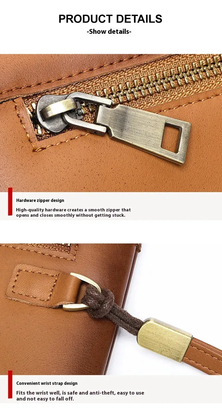 Herren-Clutch aus robustem Vintage-Leder, modisches Business-Design, hochwertiges Rindsleder, Modell 250728_voghion.com