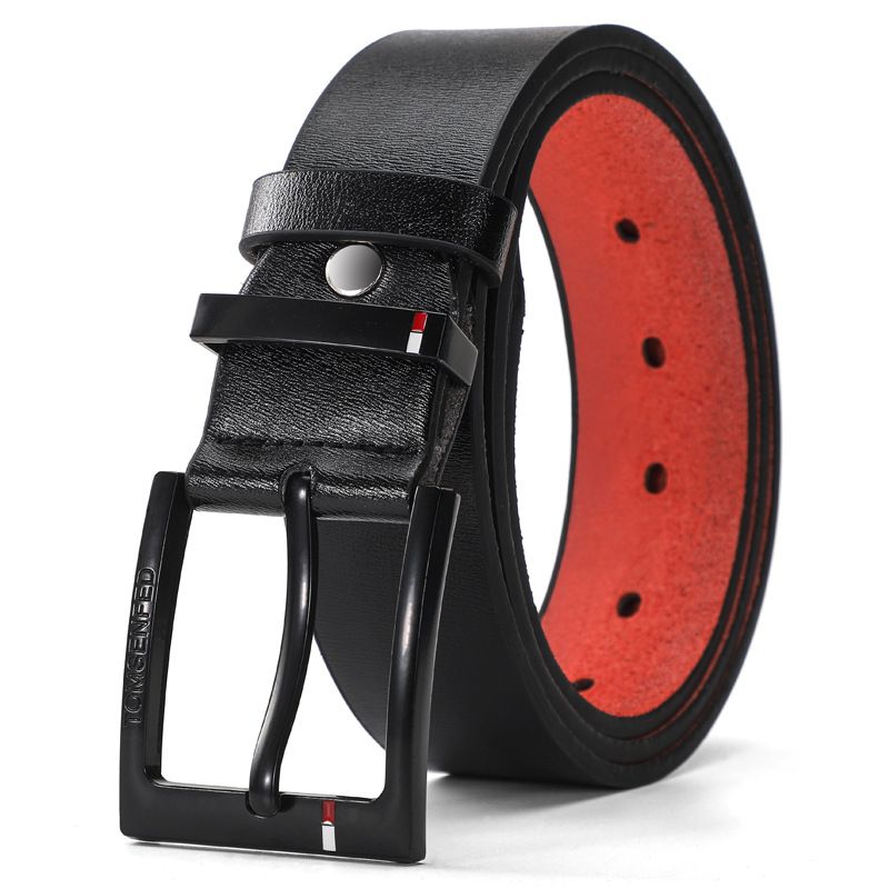 VOOTHOST Mode herren Gürtel Legierung Pin Schnalle Casual Jeans Gürtel Männlichen Alle-spiel Leder Formale Business Designer Bund f0044_voghion.com