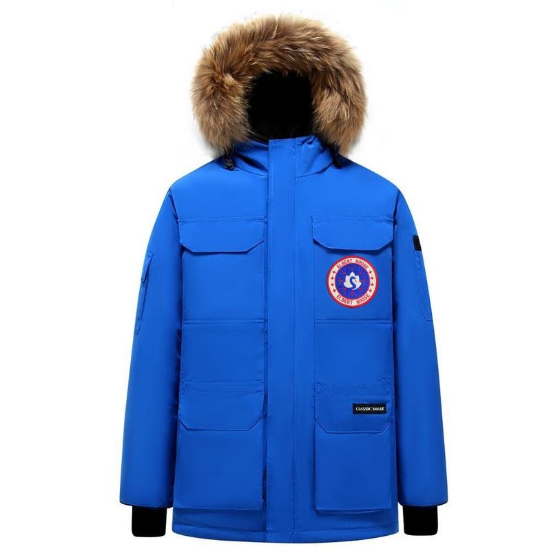 08 Expedition Giacca in piumino d'oca da uomo e da donna, invernale, con cappuccio, antivento, canadese, a quadri, in piuma d'anatra bianca_voghion.com