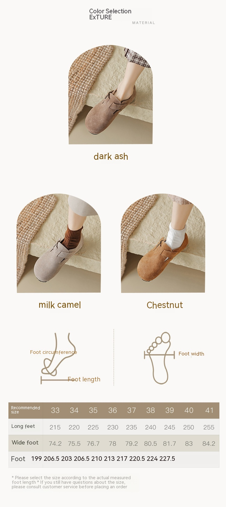 2024 neue Damen-Winter-Outwear aus echtem Leder mit Plüschschuhen, flacher Sohle, One Step Milard Retro-Bucken-Einzelschuhe mit weicher Sohle_voghion.com